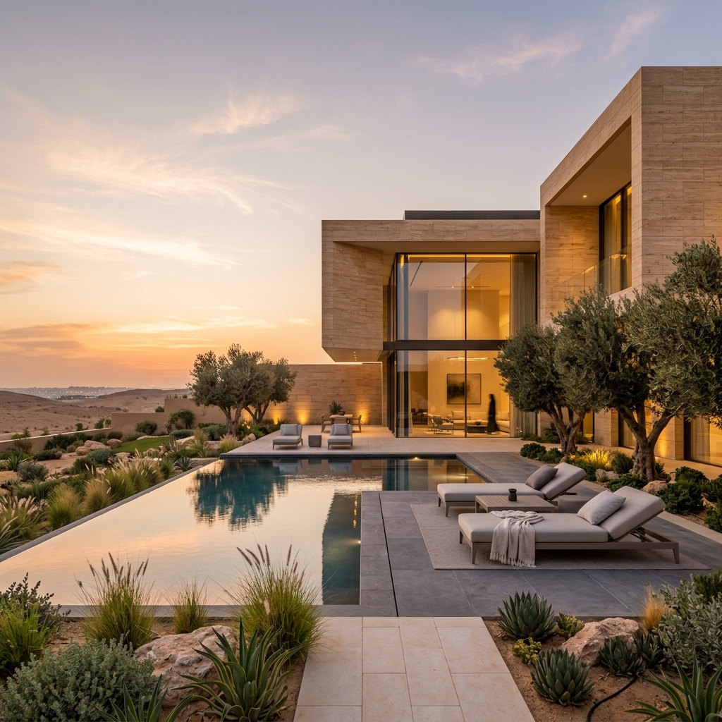 Luxury residential district in Riyadh